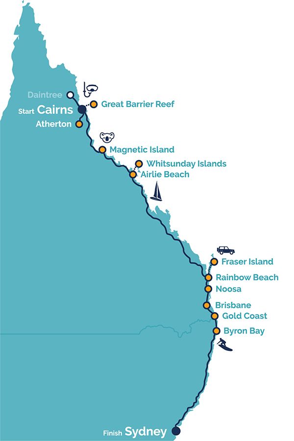 28 Day Explorer Cairns To Sydney