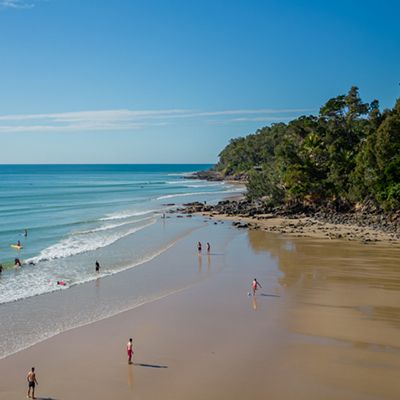 Noosa Little Cove on a calm, clear day