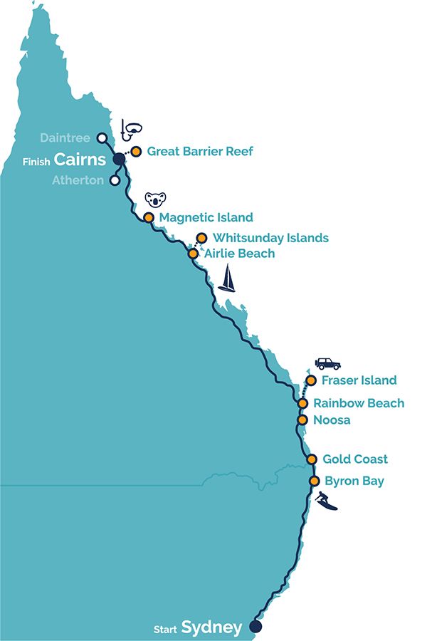 4 Week Sydney To Cairns "G’day Mates" East Coast Tour