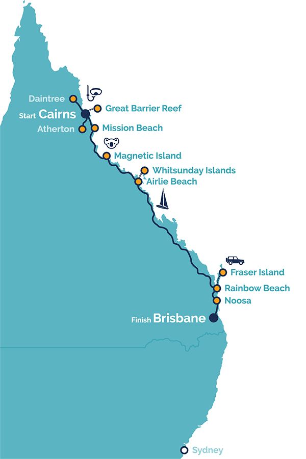 25 Day Cairns To Brisbane Ultimate