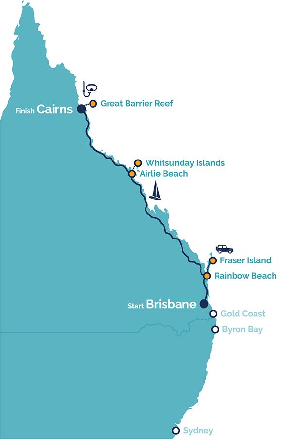 14 Day Brisbane To Cairns Express