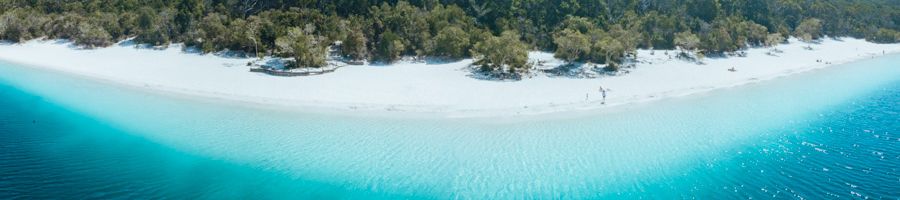 Lake McKenzie aerial image