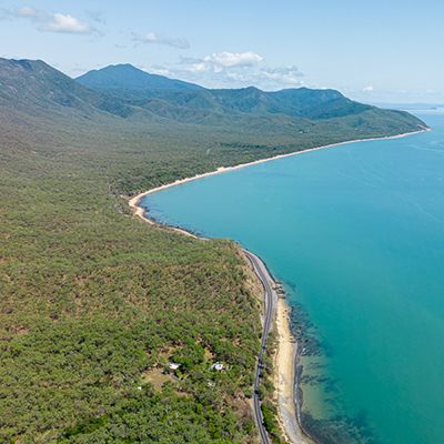 Mainland Cairns aerial view