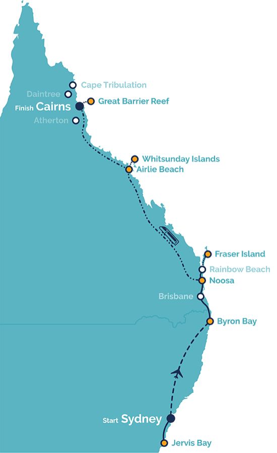 15 Day Guided Sydney To Cairns Reefs & Beaches Tour