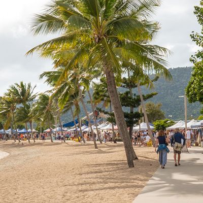 Airlie Beach Markets on the esplanade