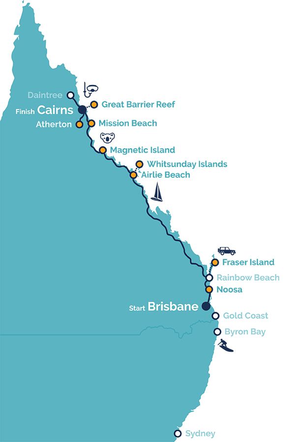 20 Day Intro Guided Brisbane To Cairns Adventure