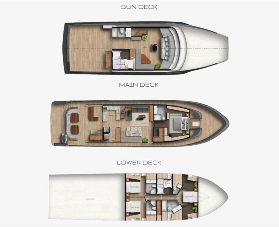 Segara vessel layout and floor plan