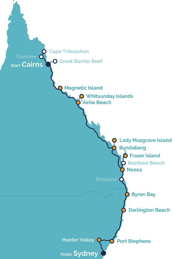 19 Day Guided Cairns To Sydney Kookaburra Tour