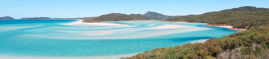 Hill Inlet Lookout in the Whitsunday Islands