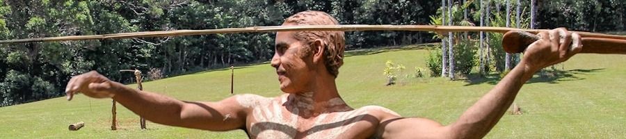 Pamagirri demonstration as part of Tropic Wings Kuranda tour