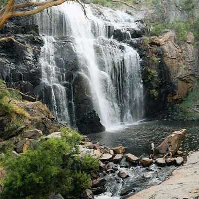 mckenzie falls in the wilderness of the grampians national park