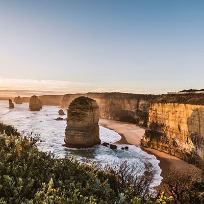 sunset at the twelve apostles great ocean road victoria