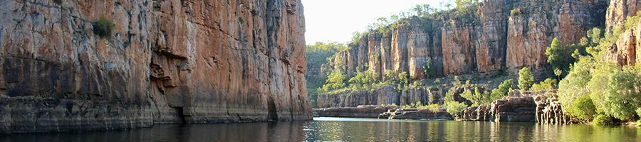 nitmiluk gorge cliff walls in the northern territory