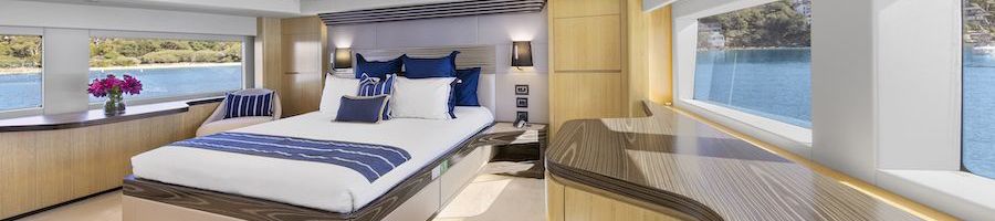 master cabin on legacy superyacht