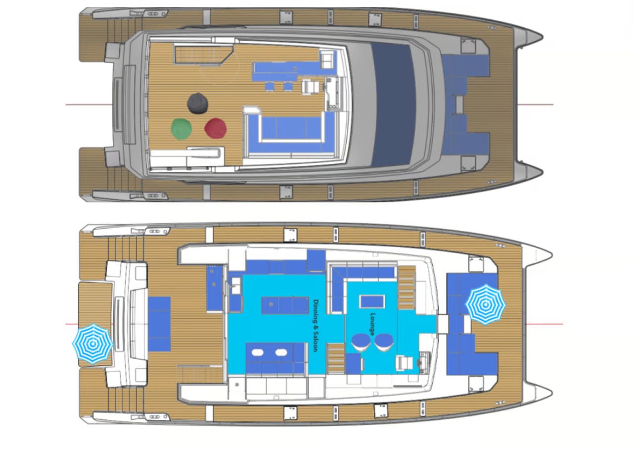 ginger luxury yacht layout design