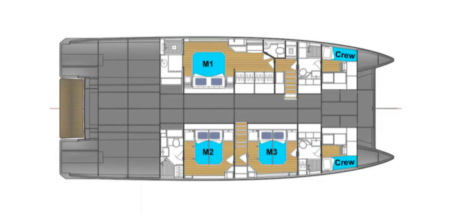 ginger luxury yacht layout design