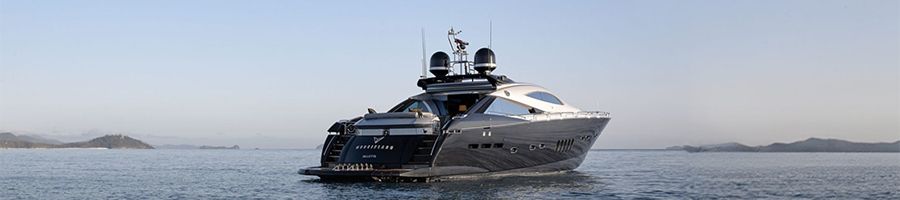 murcielago superyacht on the water on the whitsundays