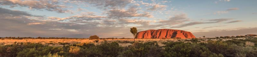 A beautiful landscape shot of Uluru