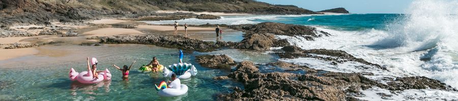 Champagne pools Fraser Island